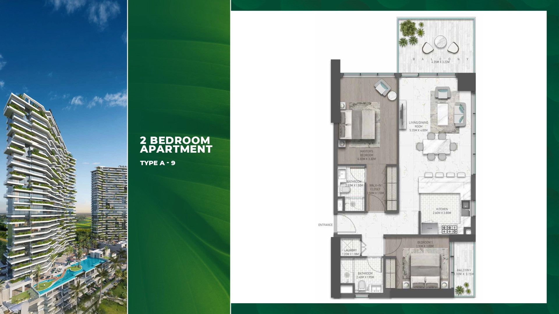 2 BR - Type B